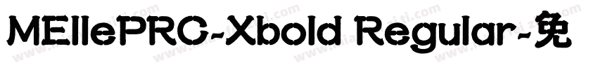 MEllePRC-Xbold Regular字体转换